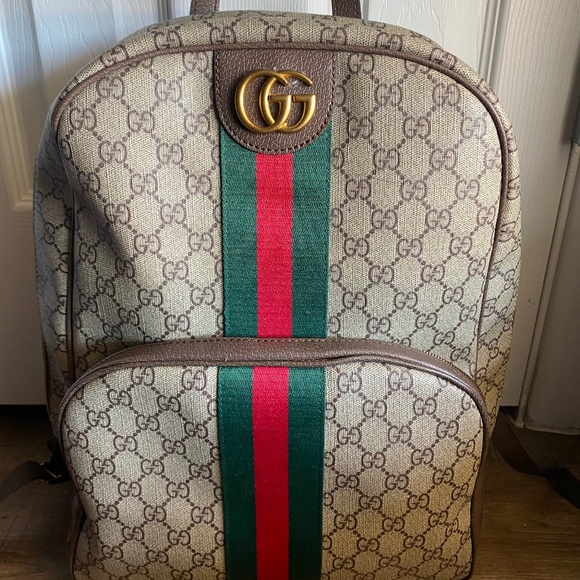 Authentic Gucci GG Ophidia Supreme Backpack - Picture 1 of 10